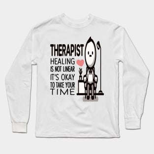 Mindful Therapist: Mind Body Balance Long Sleeve T-Shirt